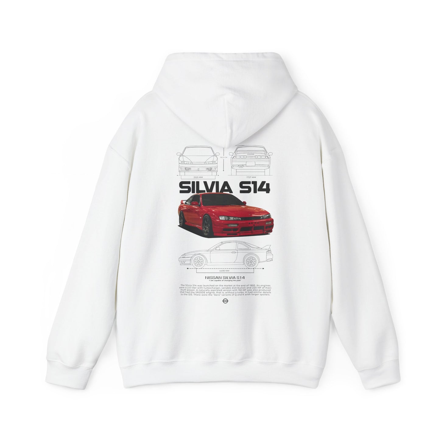 Silvia S14 Poster Style Hoodie