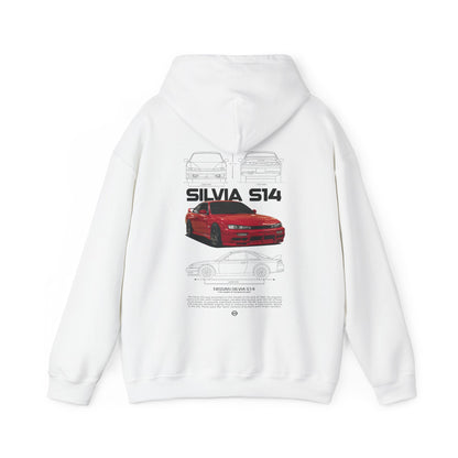 Silvia S14 Poster Style Hoodie