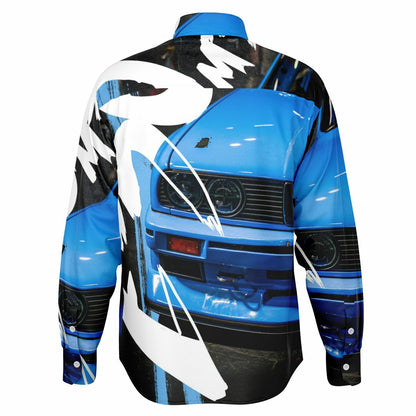 BMW E30 M3 Long Sleeve Button Down Shirt - AOP