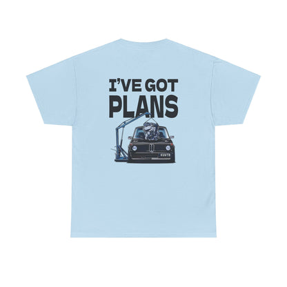 I've Got Plans Car Enthusiasts Heavy Cotton Tee
