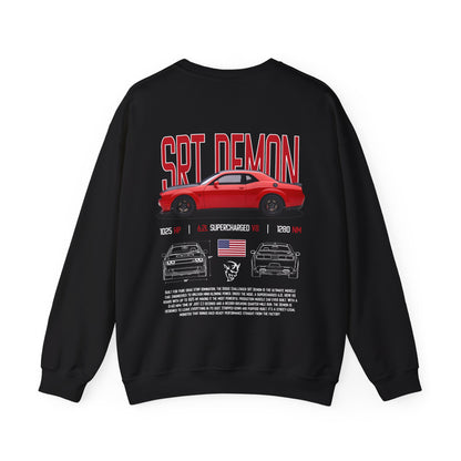 SRT Demon Poster Style Crewneck Sweatshirt