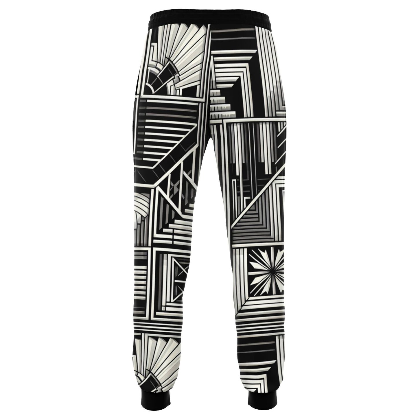 Black Artistry Pattern Fashion Sweatpants