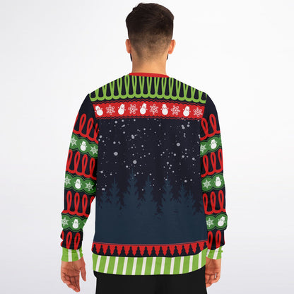 Kiss My Snowballs Snowman Funny Sweatshirt
