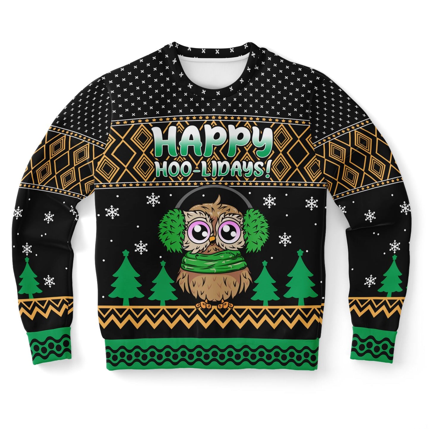 Happy Hoo-lidays Funny Christmas Sweatshirt