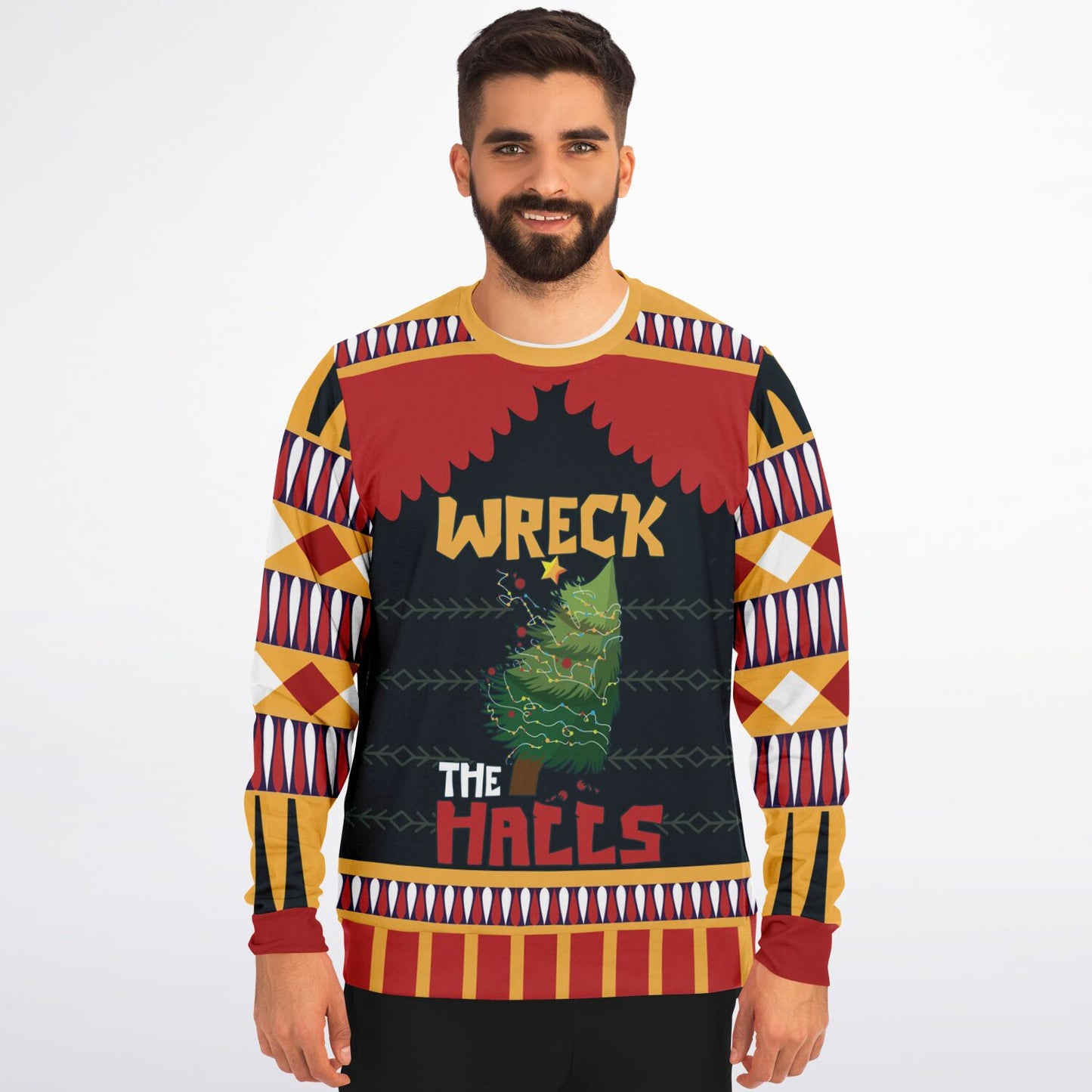 Wreck the Halls - Funny Holiday Sweatshirt