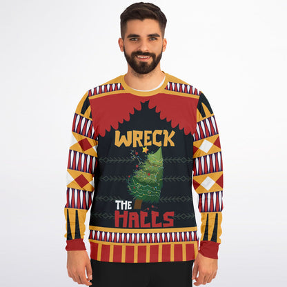 Wreck the Halls - Funny Holiday Sweatshirt