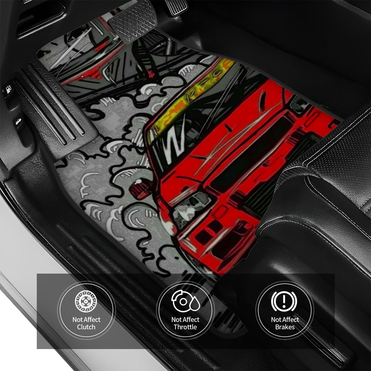 R34 Illustration Automotive Floor Mats