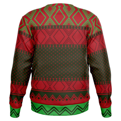 Tech Support Funny Ugly Holiday Printed Sweatshirt