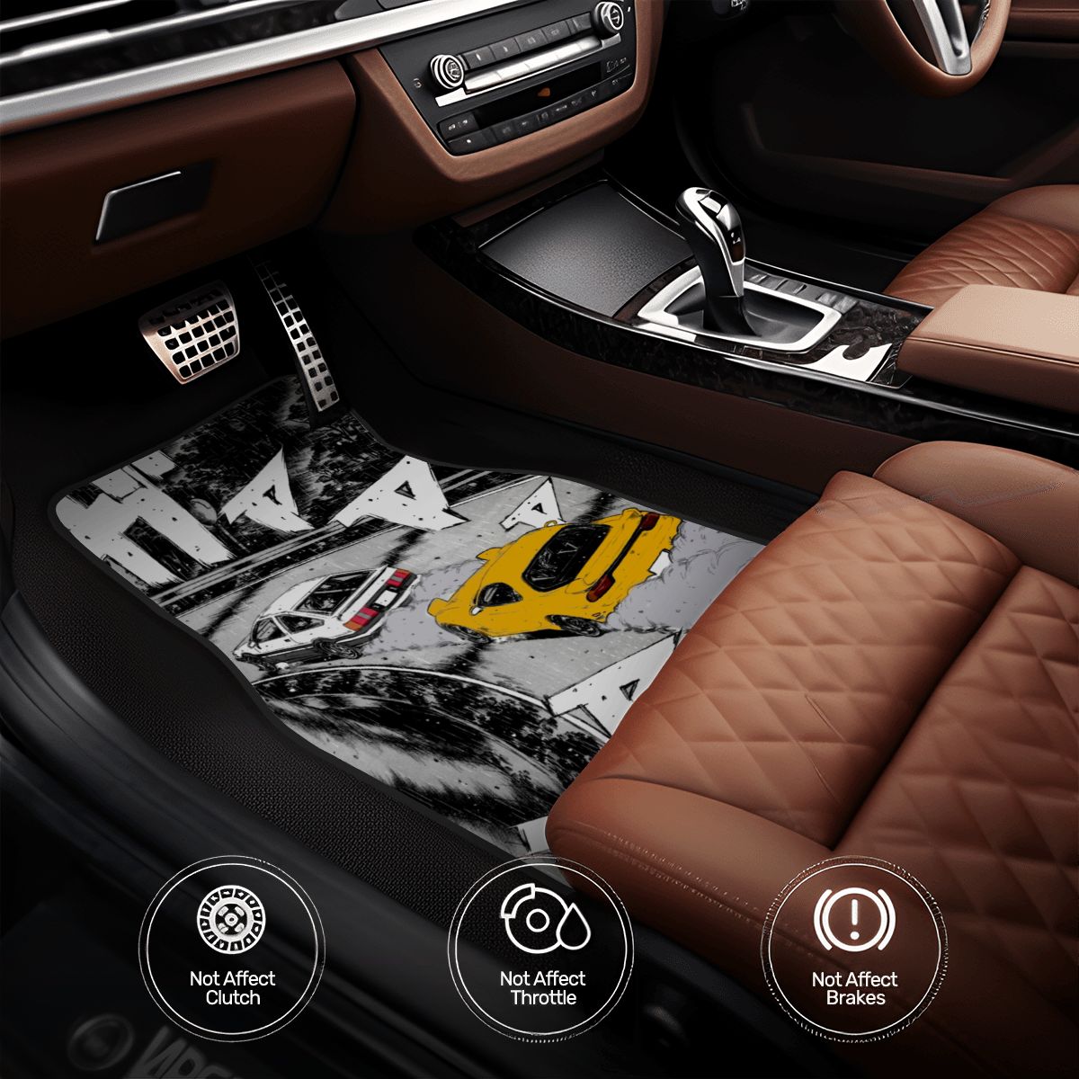 JDM Mountain Drift Automotive Floor Mats