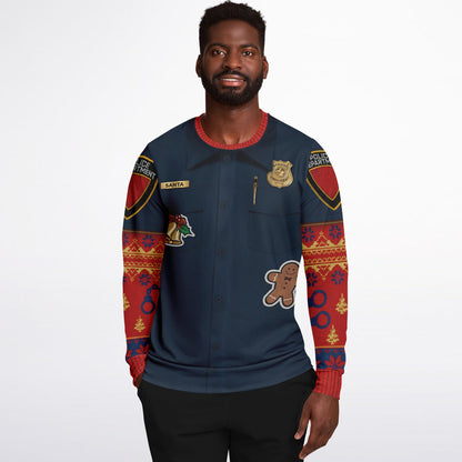 Police Navidad Christmas Inspired Printed Sweatshirt