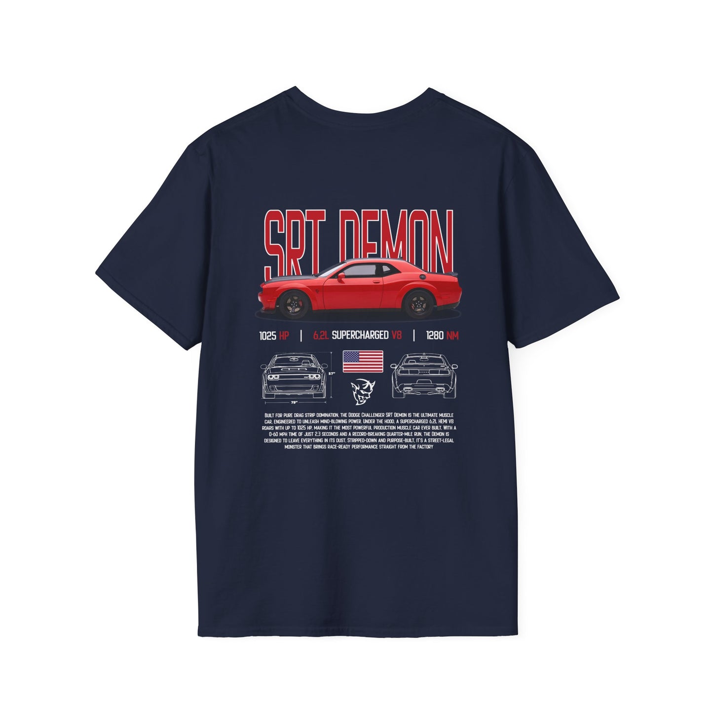 SRT Demon Poster Style T-Shirt