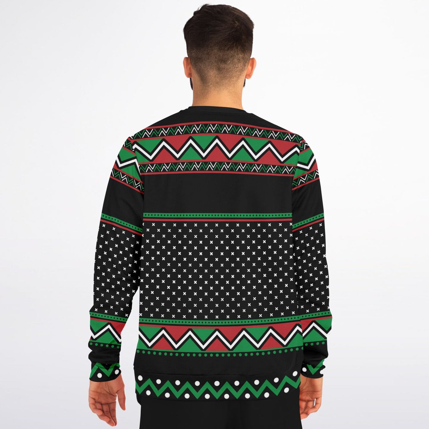 Shift Is it Christmas Funny Mountain Biker Printed Sweatshirt
