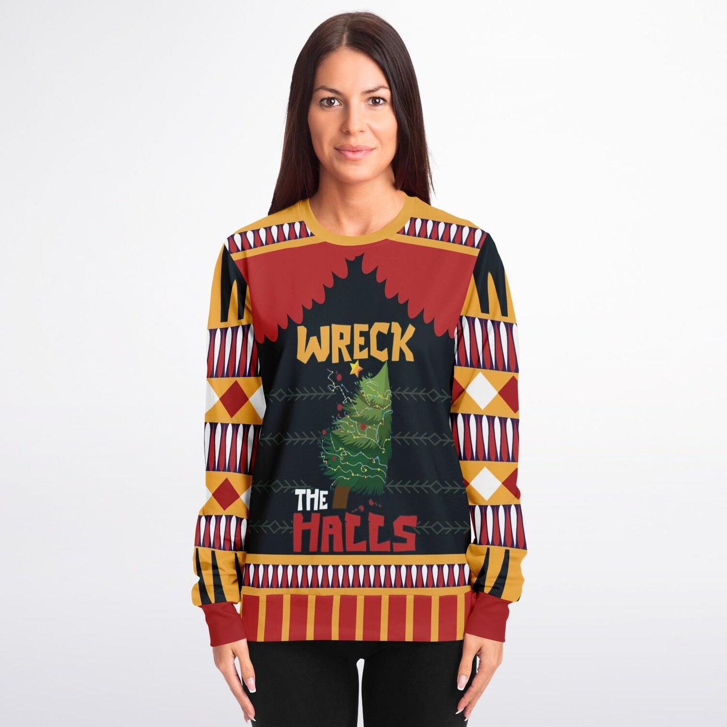 Wreck the Halls - Funny Holiday Sweatshirt
