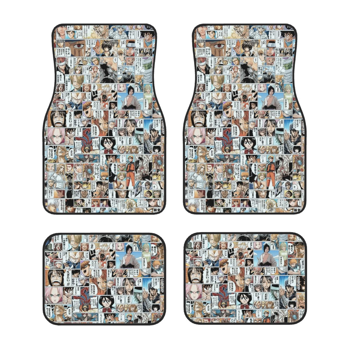 Anime Collage Automotive Floor Mats