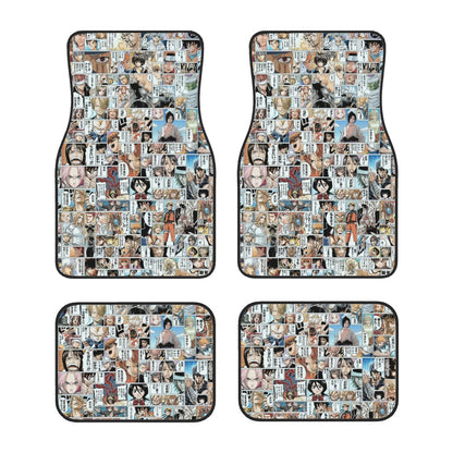 Anime Collage Automotive Floor Mats