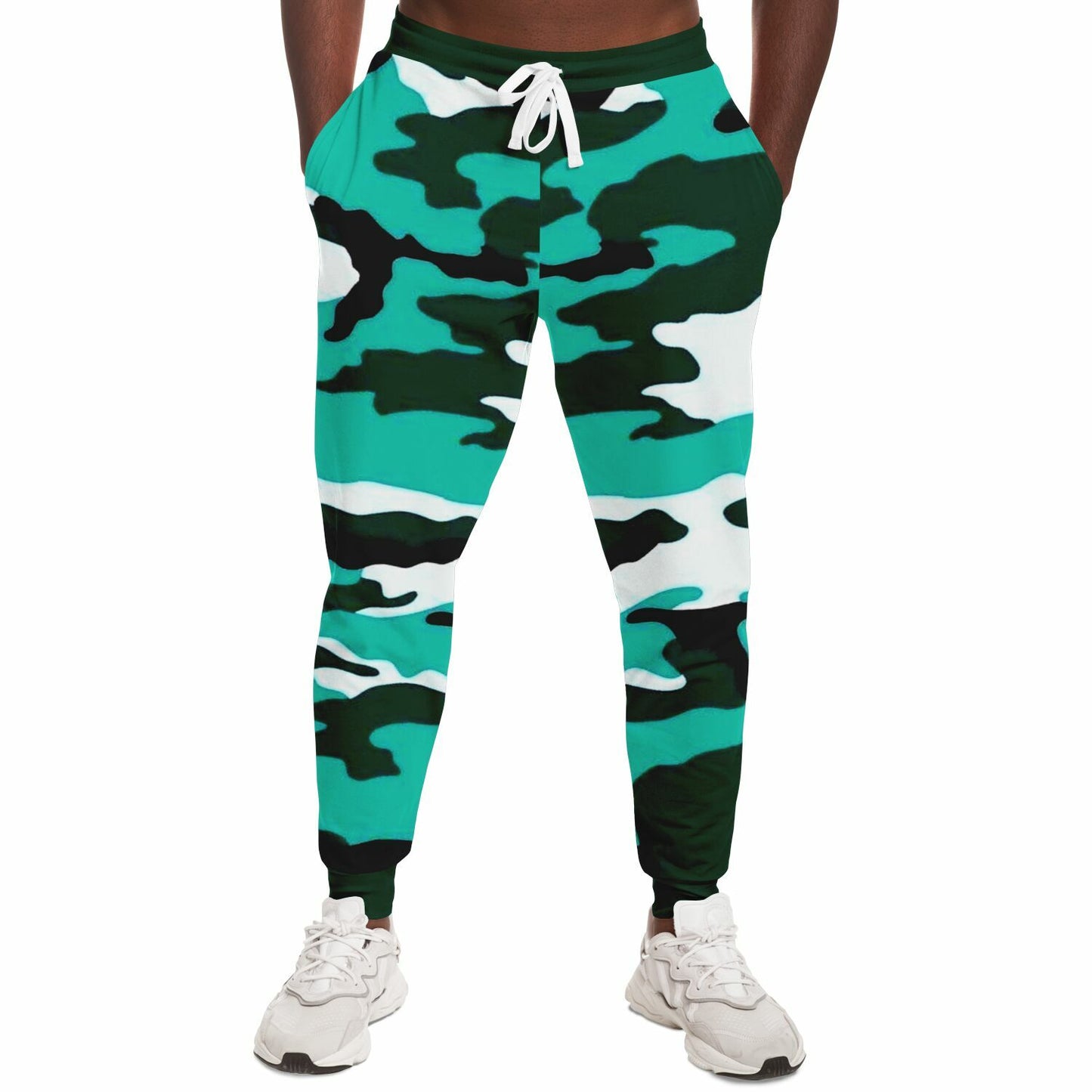 Turquoise Camo Pattern Fashion Jogger