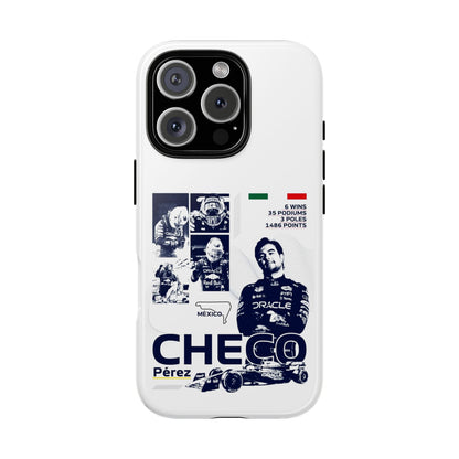Checo Perez Poster Style Tough Phone Case