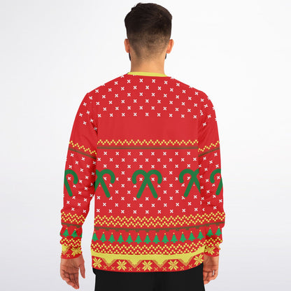 Too Lit To Quit Funny Christmas Sweatshirt