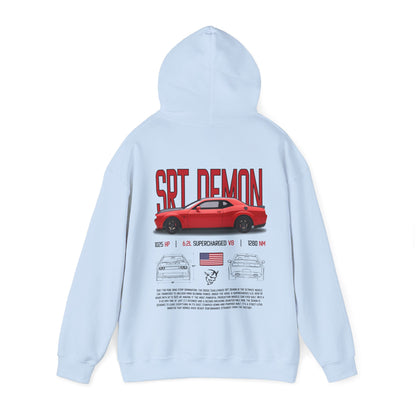SRT Demon Poster Style Hoodie