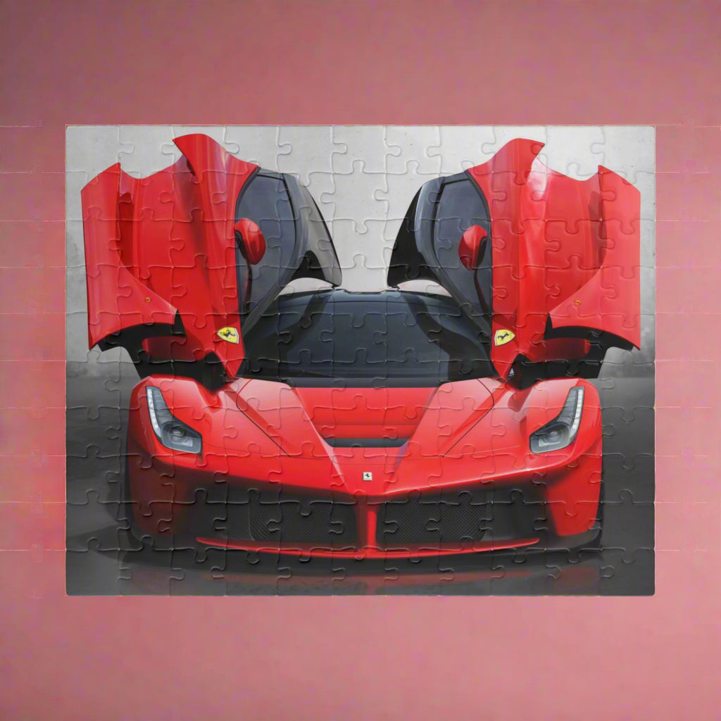 Laferrari Supercar Jigsaw Puzzle [110, 252, 520, or 1014 pieces]