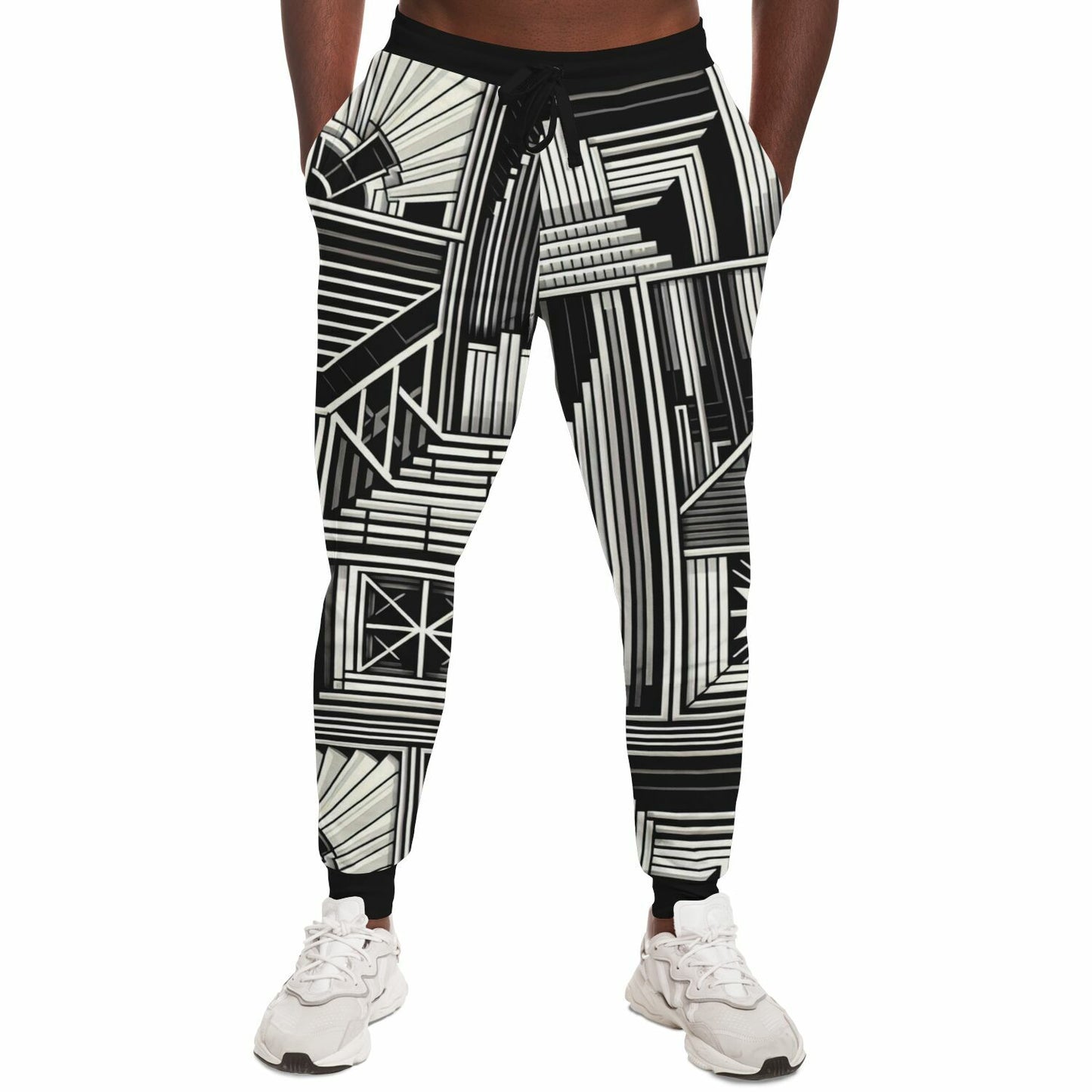 Black Artistry Pattern Fashion Sweatpants