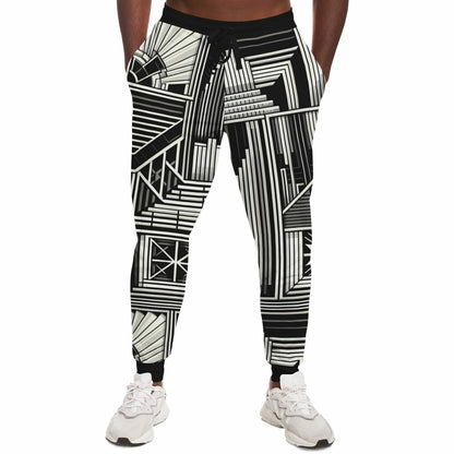 Black Artistry Pattern Fashion Sweatpants
