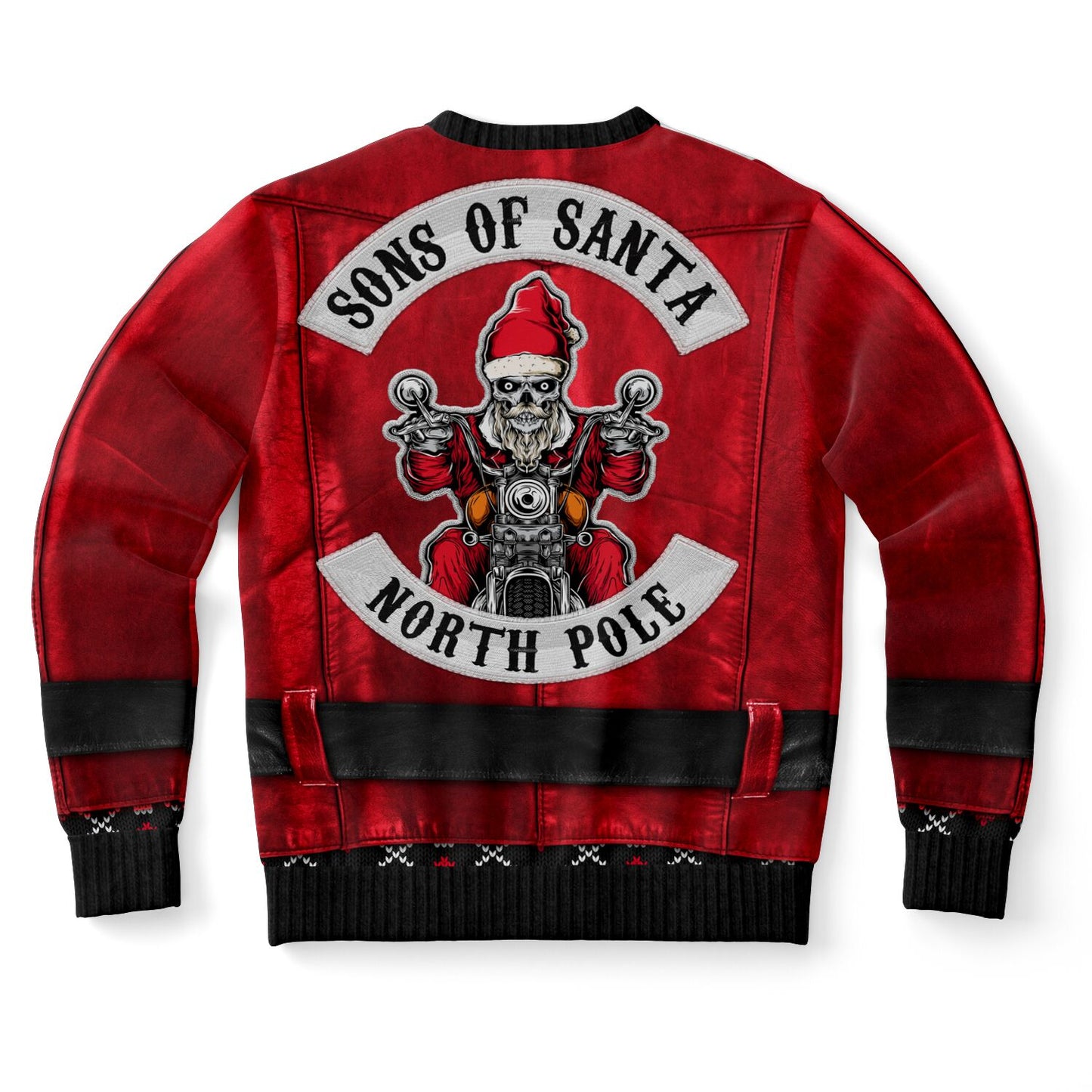 Sons of Santa Full Jacket Printed Sweatshirt