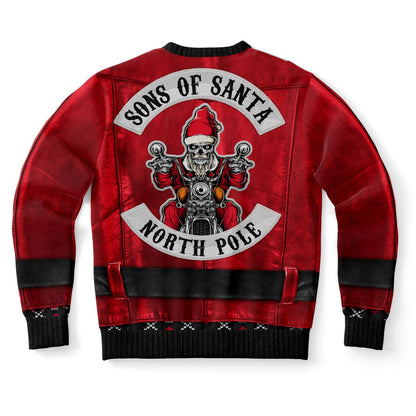Sons of Santa Full Jacket Printed Sweatshirt