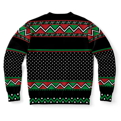 Shift Is it Christmas Funny Mountain Biker Printed Sweatshirt