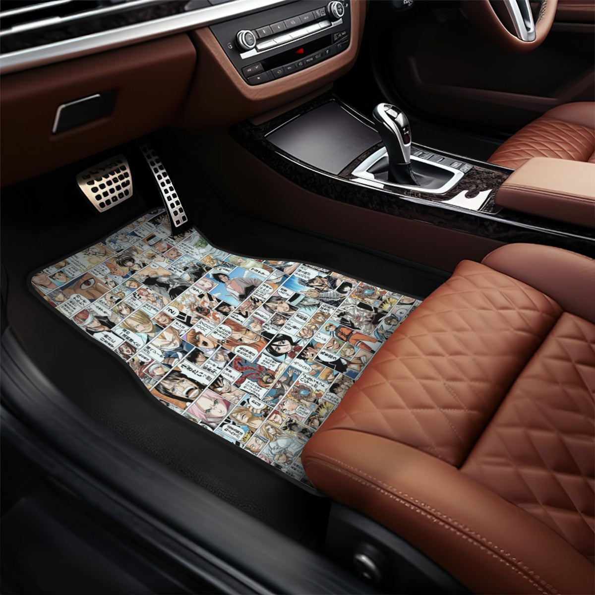 Anime Collage Automotive Floor Mats