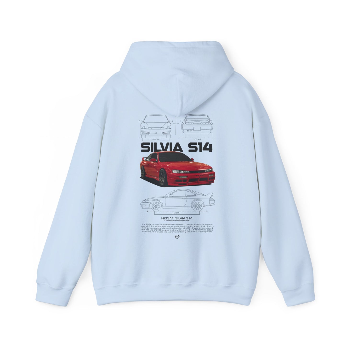 Silvia S14 Poster Style Hoodie