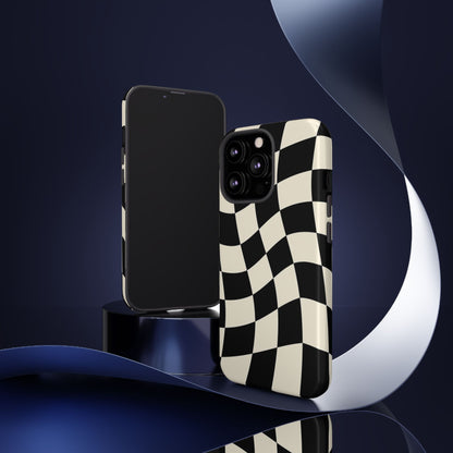 Checkered Flag Inspired Tough Phone Case