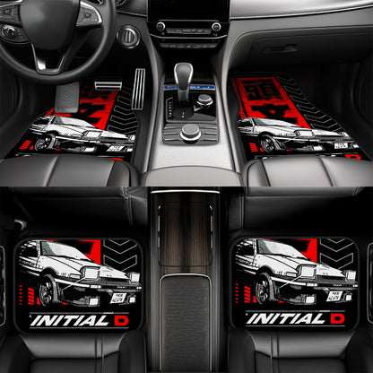 Initial D AE86 Inspired Automotive Floor Mats