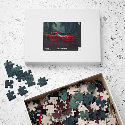 GTR R34 in the Rain Jigsaw Puzzle [110, 252, 520, or 1014 pieces]