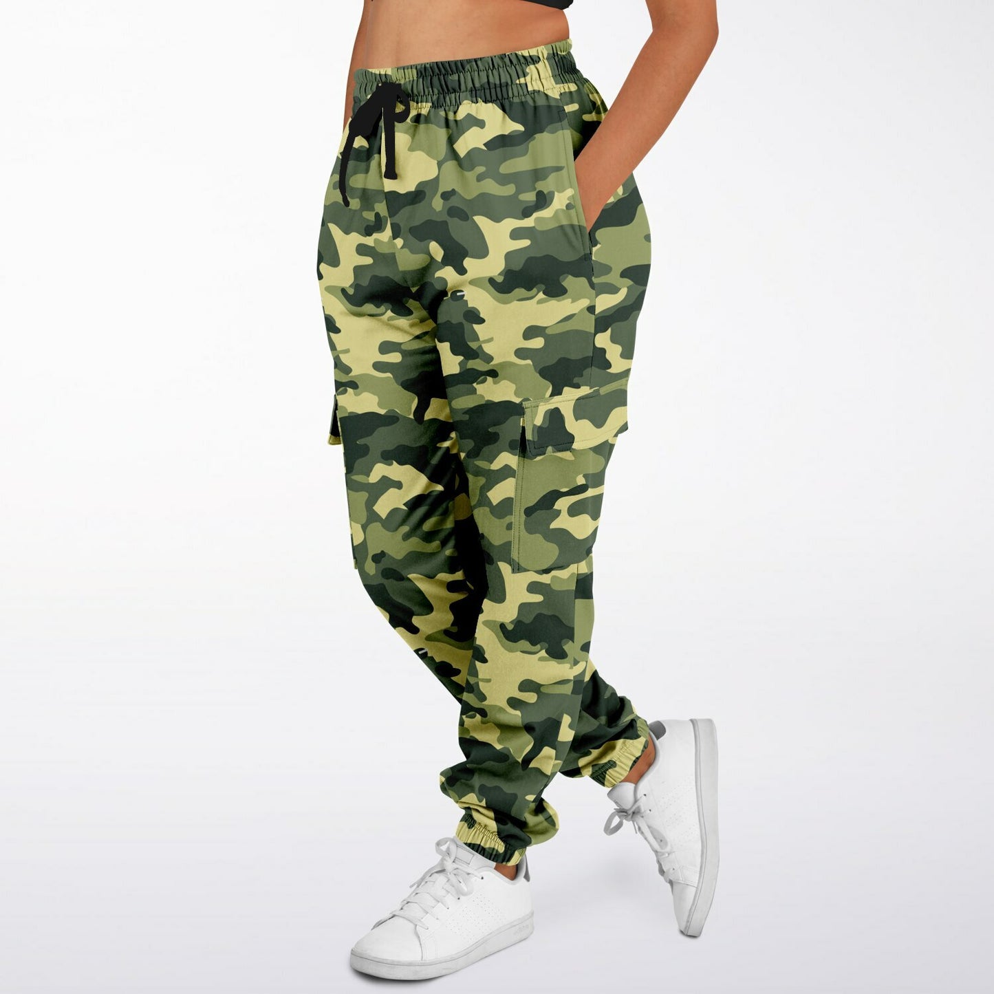 Camo Fashion Cargo Sweatpants