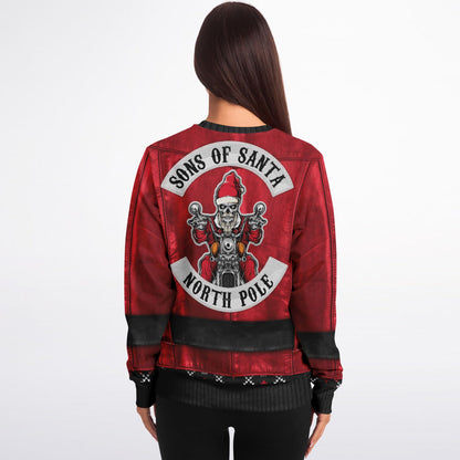 Sons of Santa Full Jacket Printed Sweatshirt