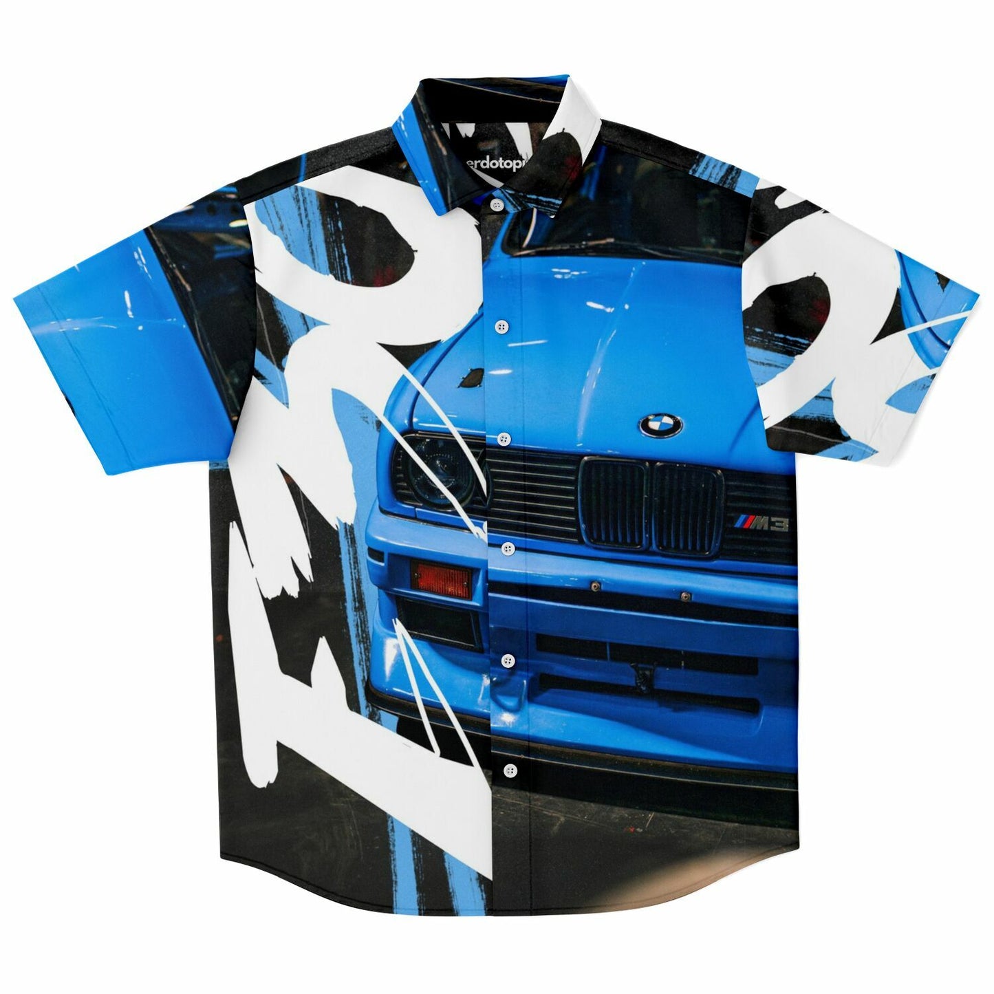 Bimmer E30 Short Sleeve Button Down Shirt - AOP