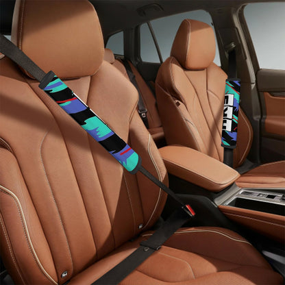 HKS Pattern Seat Belt Cover Pad 2 Pcs