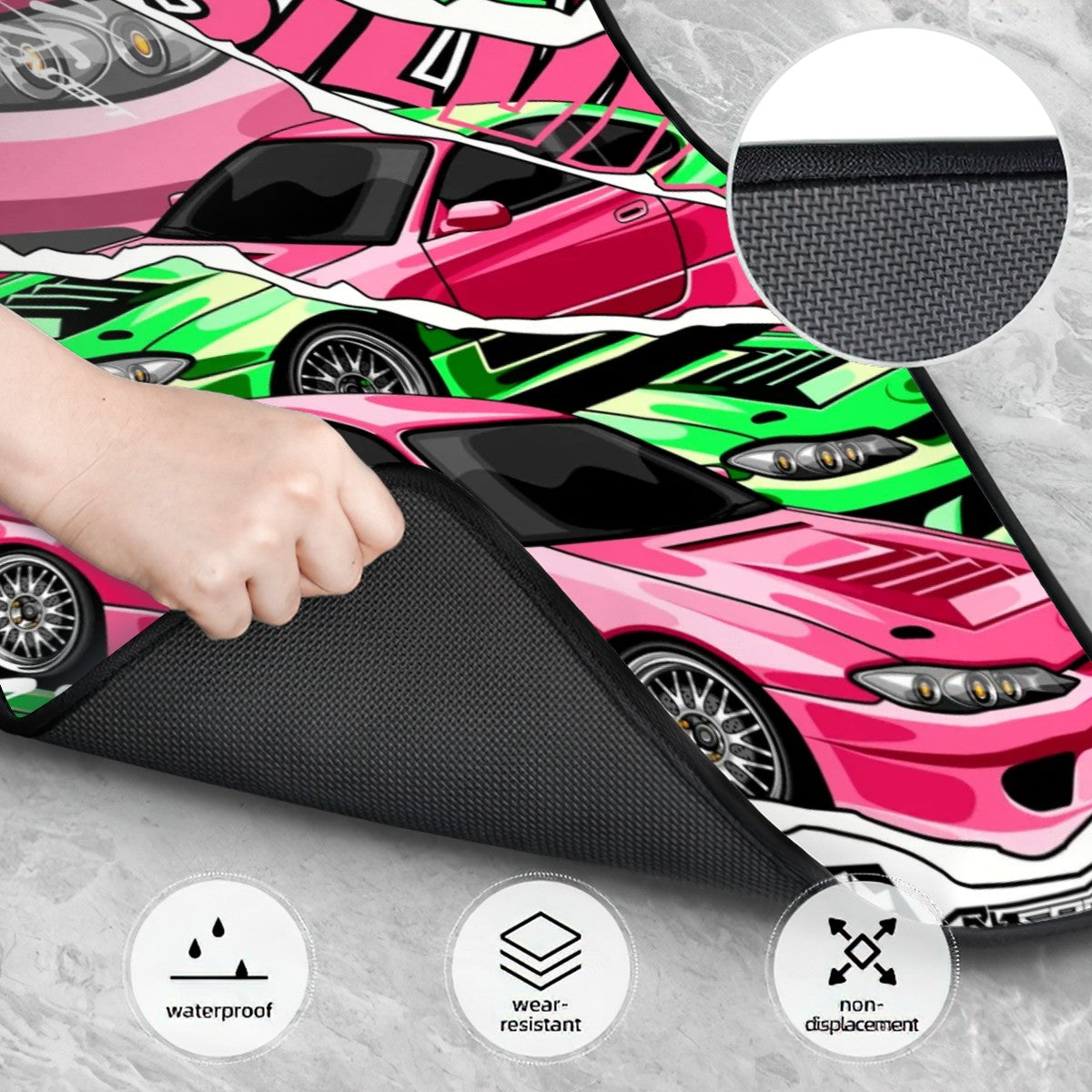 S15 Illustration Art Automotive Floor Mats