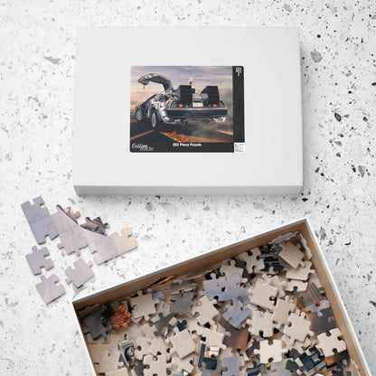 BTTF Delorean Jigsaw Puzzle [110, 252, 520, or 1014 pieces]
