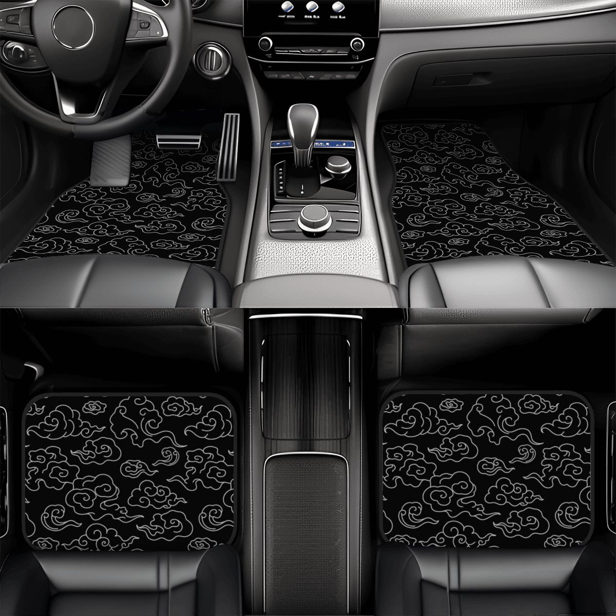 Smoke Pattern Automotive Floor Mats