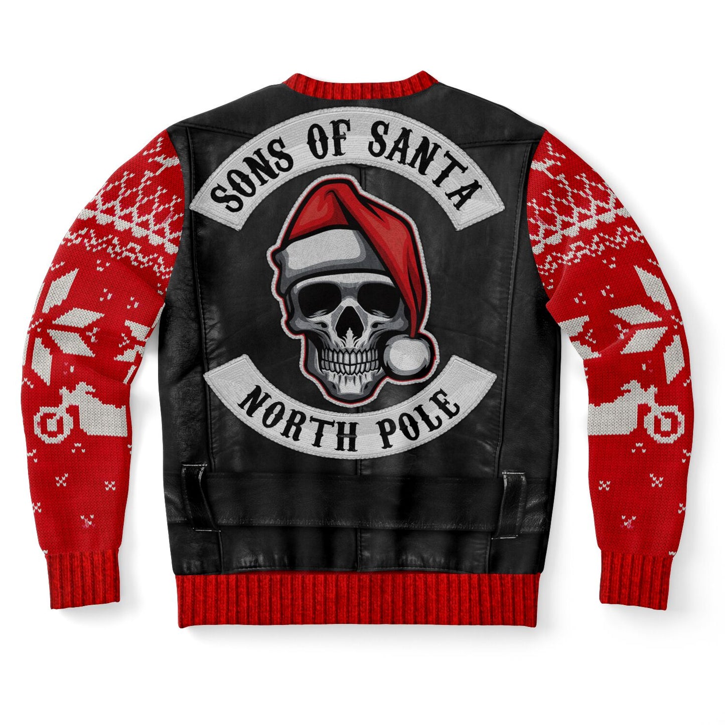 Sons of Santa Biker Jacket Print Sweatshirt
