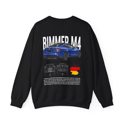 Bimmer M4 Poster Style Crewneck Sweatshirt