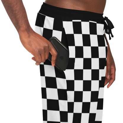 Checkered Flames Fashion Sweatpants