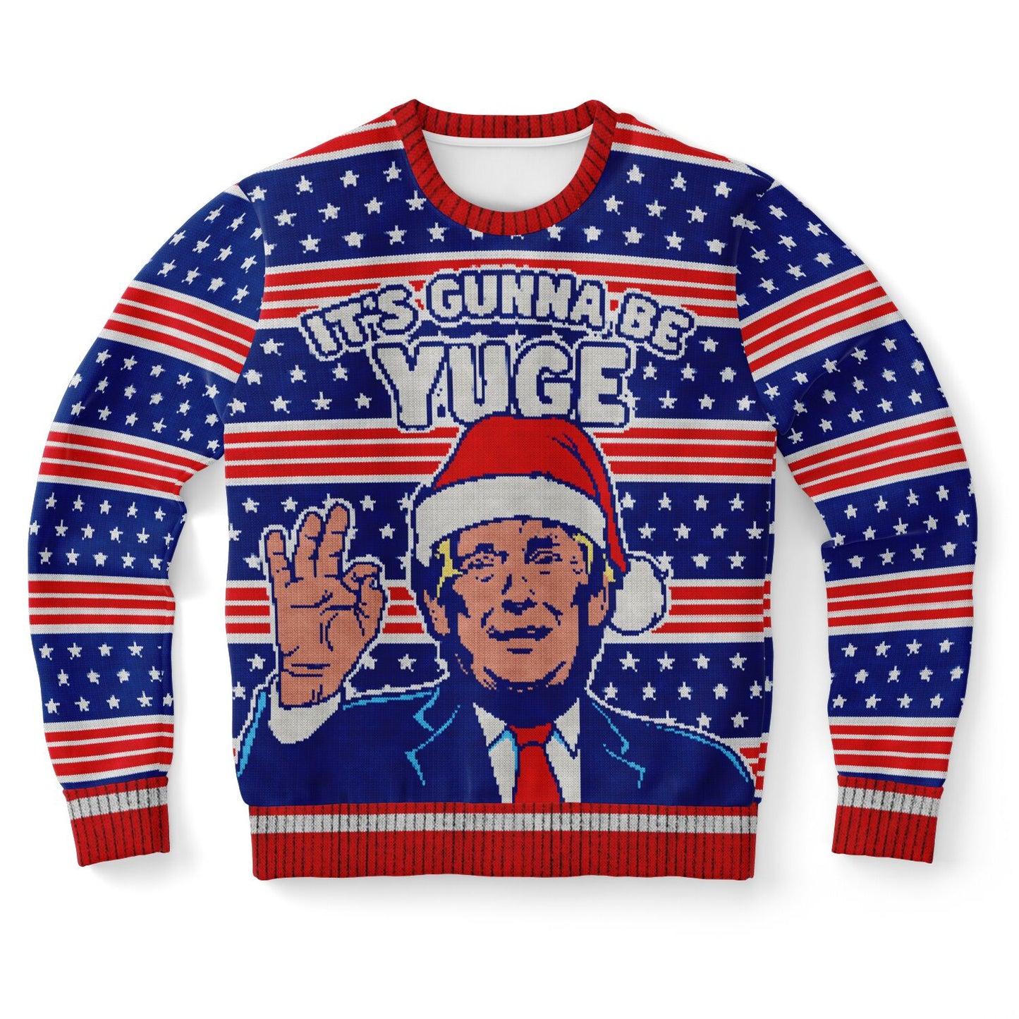 Trump Funny "Its Gunna Be Yuge" Printed Sweatshirt