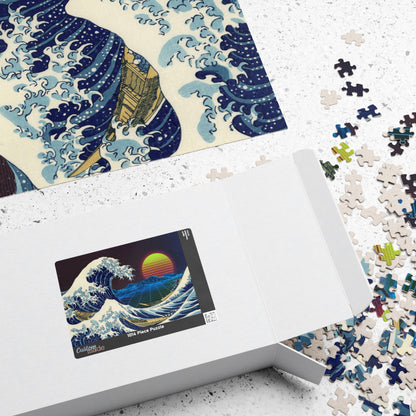 Retrowave Jigsaw Puzzle [110, 252, 520, or 1014 pieces]