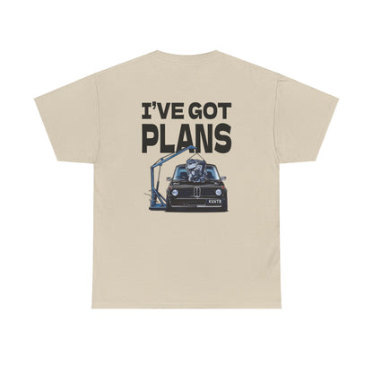 I've Got Plans Car Enthusiasts Heavy Cotton Tee