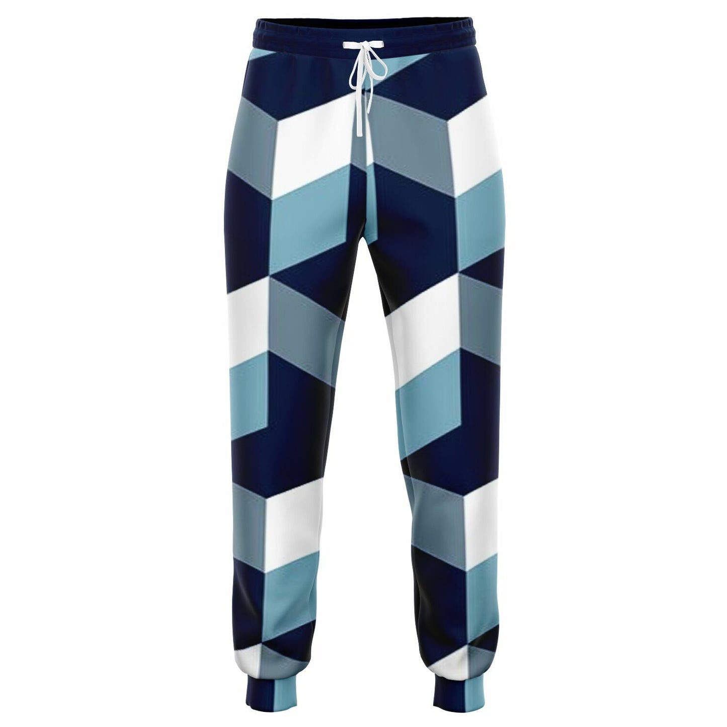 Cubes Pattern Fashion Sweatpants