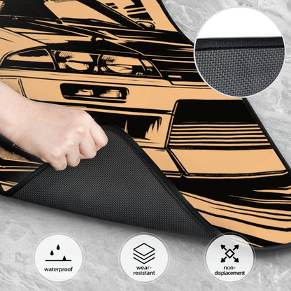 R33 GTR Illustration Automotive Floor Mats