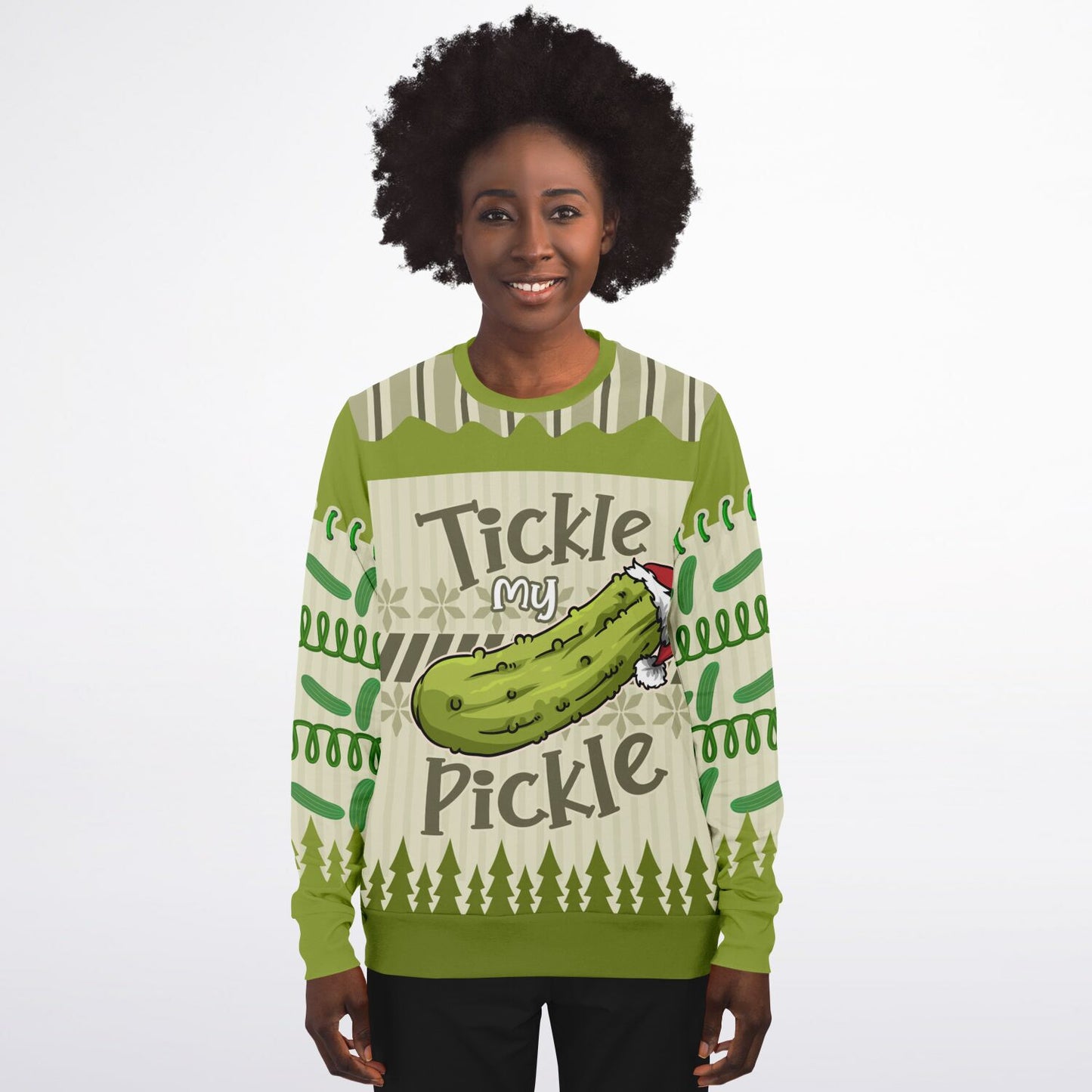 Tickle My Pickle Funny Holiday Sweatshirt